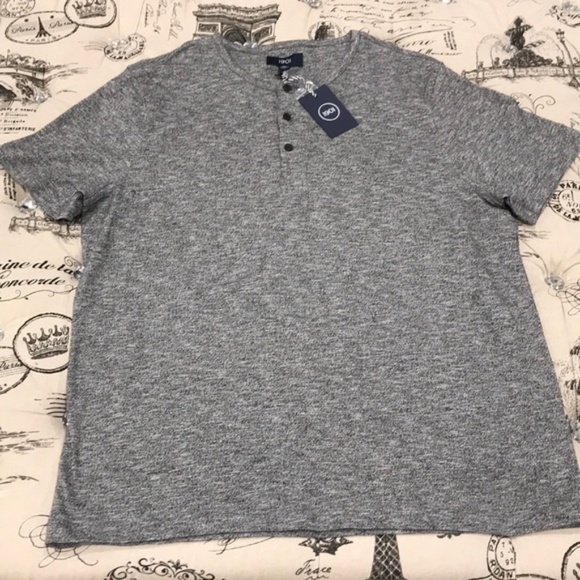 1901 Marl Henley T-Shirt - Picture 4 of 7